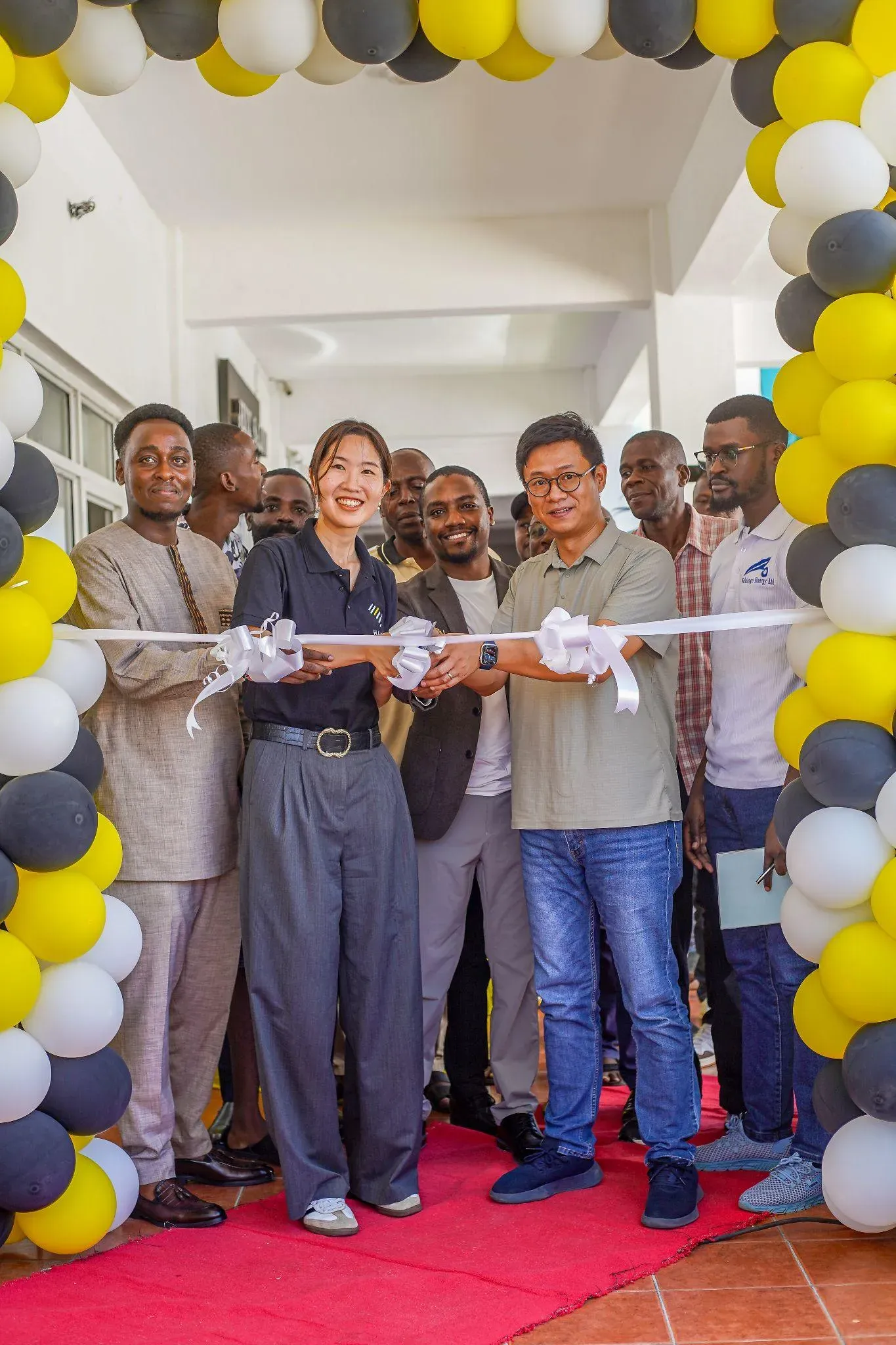 Ribbon cutting at the Hakki Africa Mombasa branch grand opening